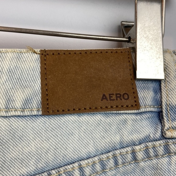 Aeropostale • high rise, wide leg destroyed denim jeans - Picture 9 of 14